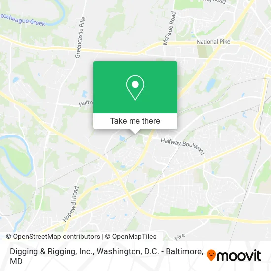 Digging & Rigging, Inc. map