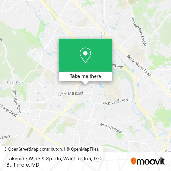 Lakeside Wine & Spirits map