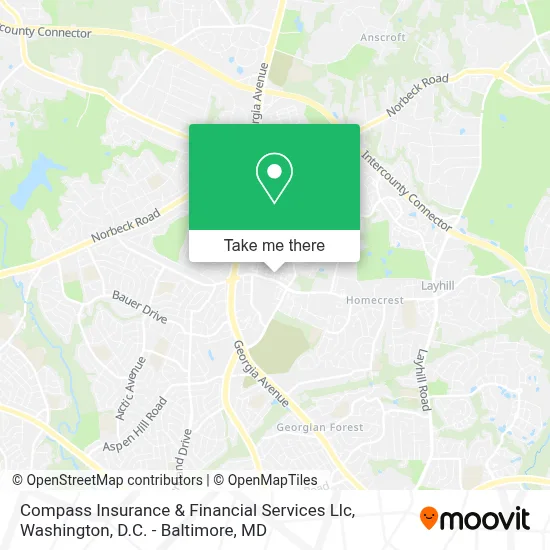 Compass Insurance & Financial Services Llc map