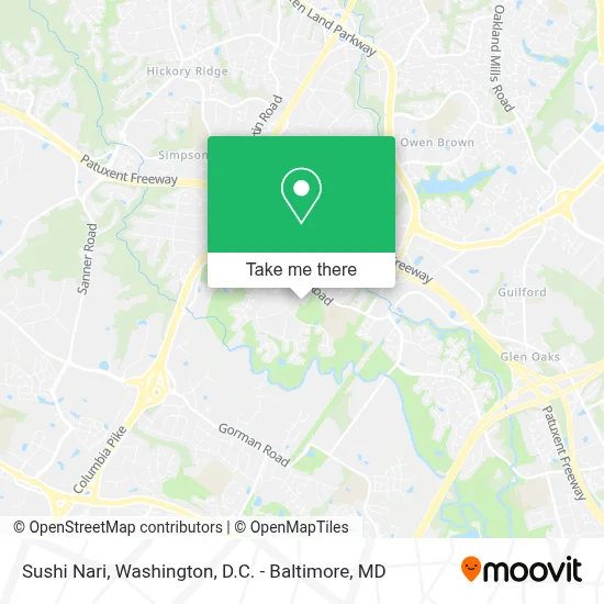 Sushi Nari map