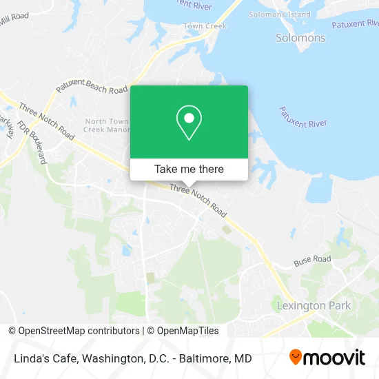 Linda's Cafe map