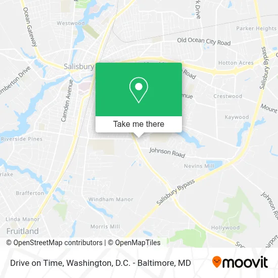 Drive on Time map
