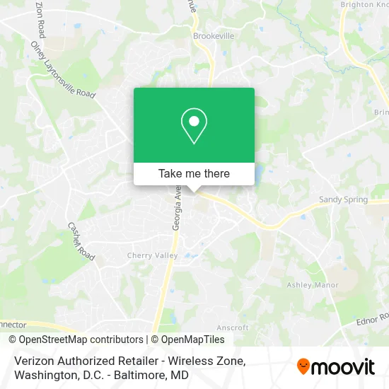 Verizon Authorized Retailer - Wireless Zone map