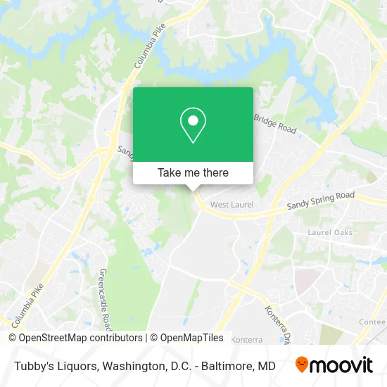 Tubby's Liquors map