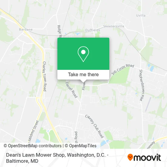 Dean's Lawn Mower Shop map