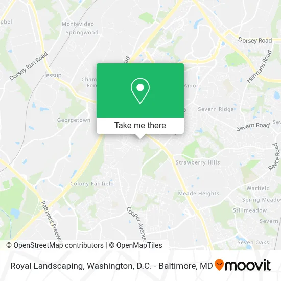 Royal Landscaping map