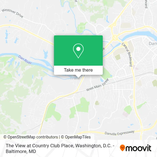 The View at Country Club Place map