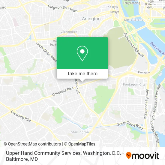 Upper Hand Community Services map