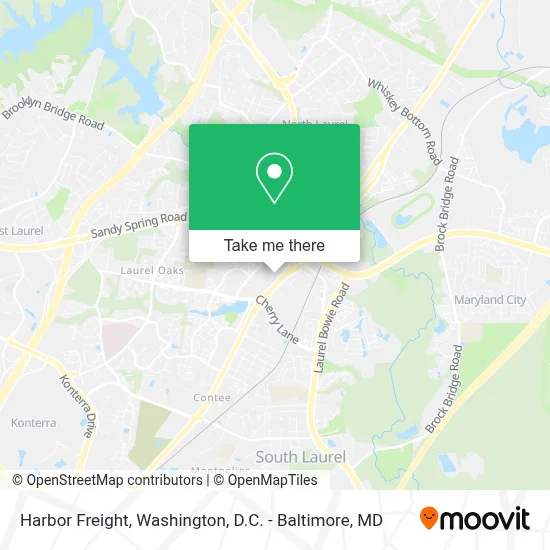 Harbor Freight map