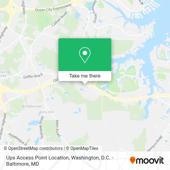 Ups Access Point Location map
