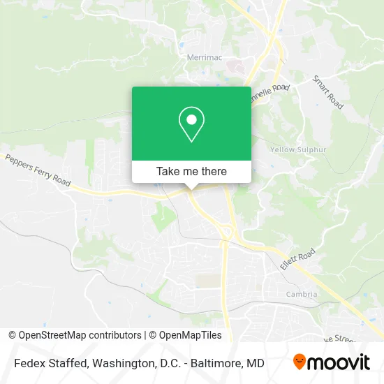 Fedex Staffed map
