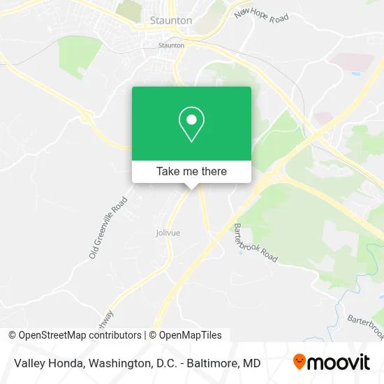 Valley Honda map
