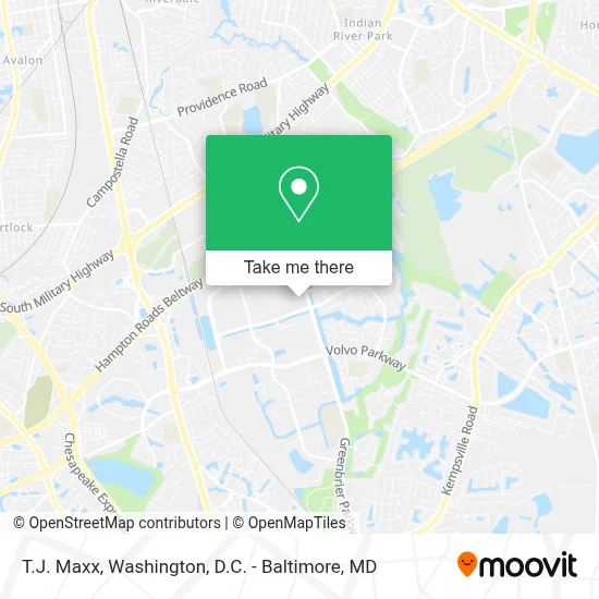 T.J. Maxx map
