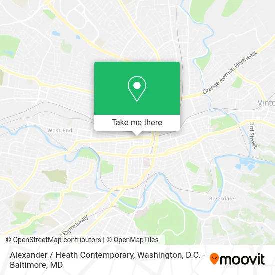 Alexander / Heath Contemporary map