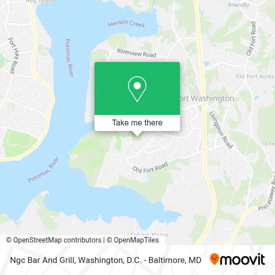 Ngc Bar And Grill map
