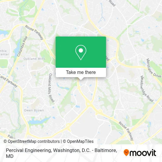 Percival Engineering map