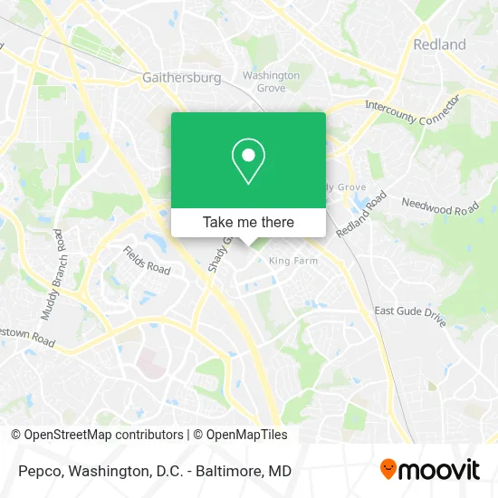 Pepco map