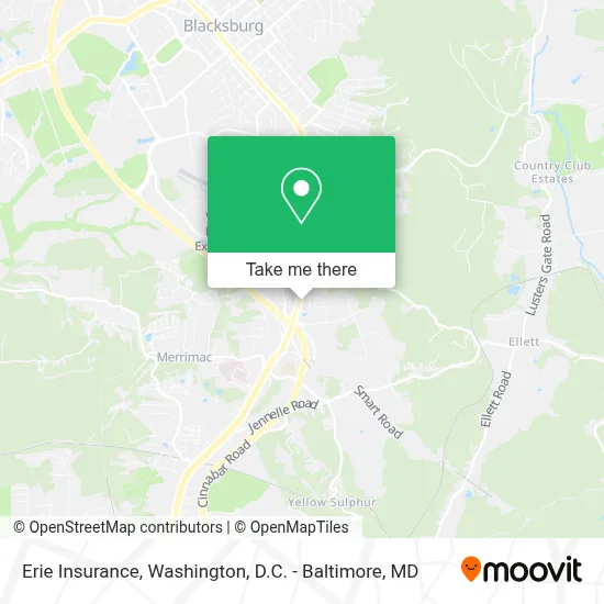 Erie Insurance map