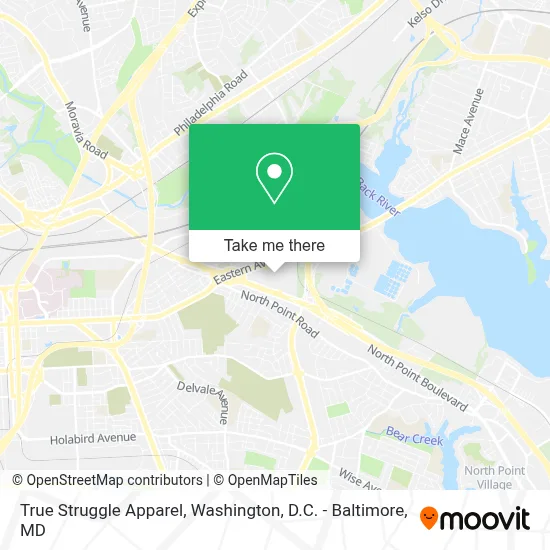 True Struggle Apparel map