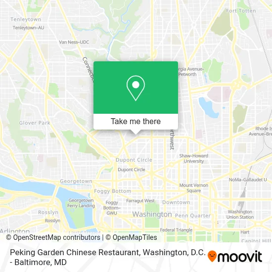Peking Garden Chinese Restaurant map