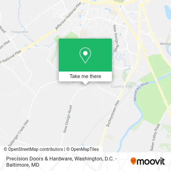 Precision Doors & Hardware map