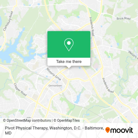 Pivot Physical Therapy map