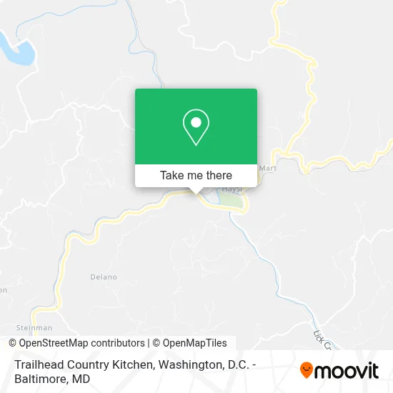 Trailhead Country Kitchen map