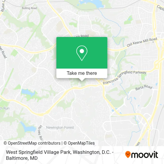West Springfield Village Park map