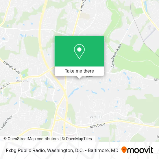 Fxbg Public Radio map