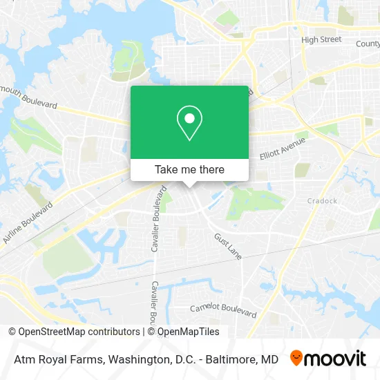 Atm Royal Farms map