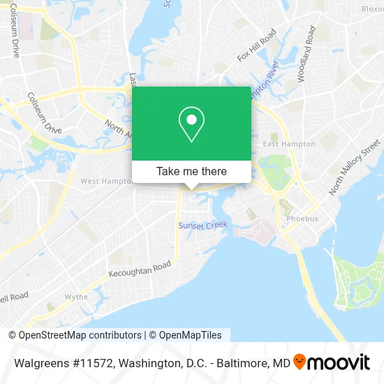 Walgreens #11572 map