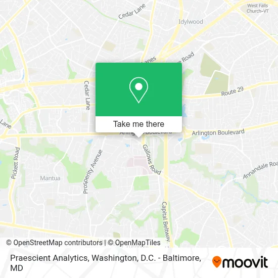 Praescient Analytics map