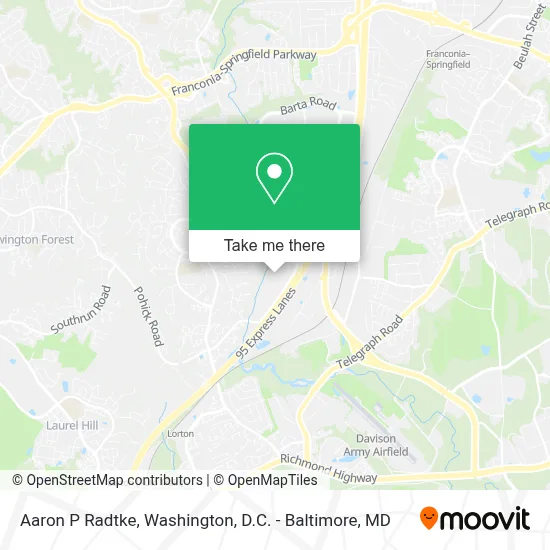 Aaron P Radtke map