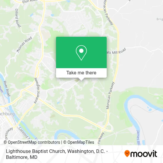 Lighthouse Baptist Church map