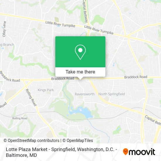 Lotte Plaza Market - Springfield map