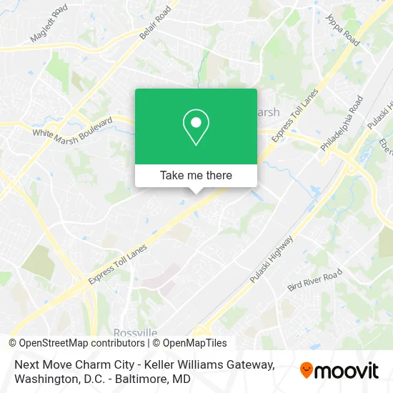 Next Move Charm City - Keller Williams Gateway map