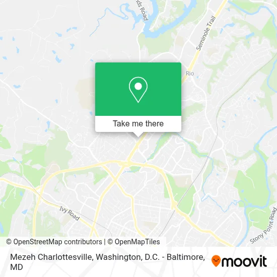 Mezeh Charlottesville map