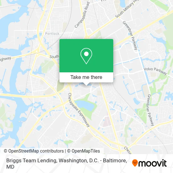 Briggs Team Lending map
