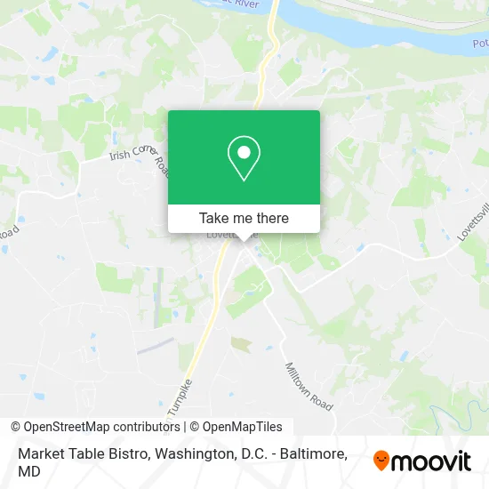 Market Table Bistro map
