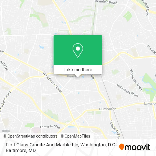 First Class Granite And Marble Llc map