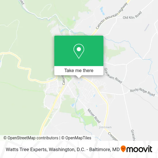 Watts Tree Experts map