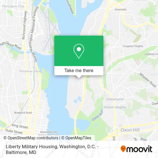 Liberty Military Housing map