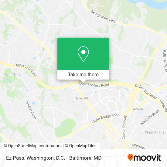 Ez Pass map