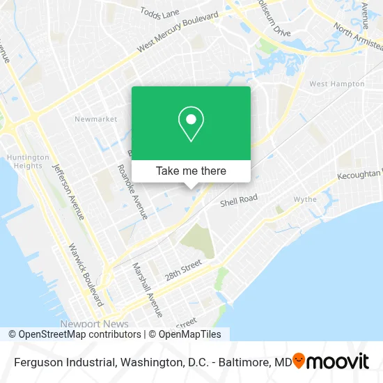 Ferguson Industrial map