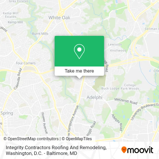 Integrity Contractors Roofing And Remodeling map