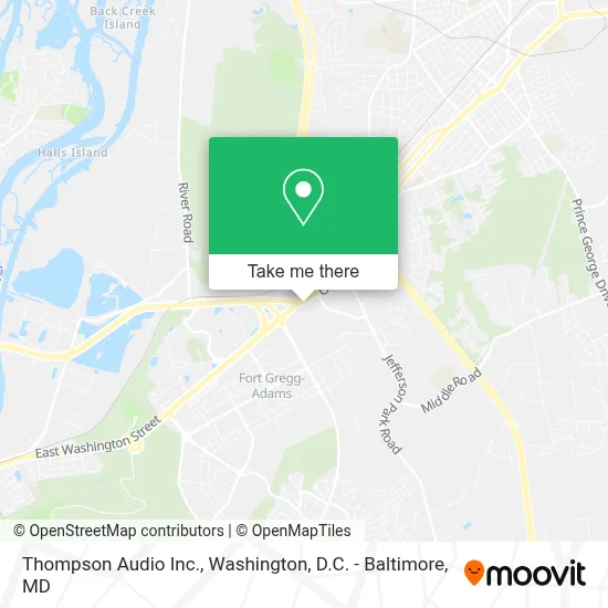 Thompson Audio Inc. map