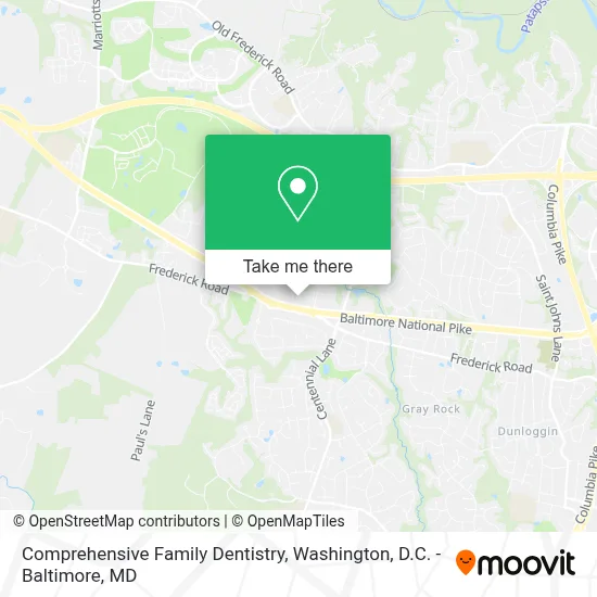Comprehensive Family Dentistry map