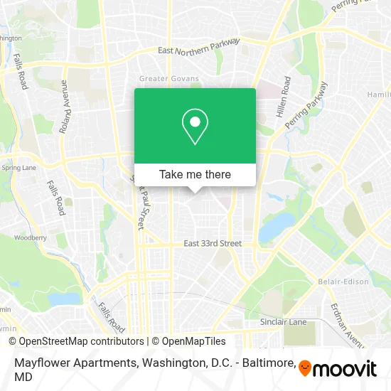Mayflower Apartments map
