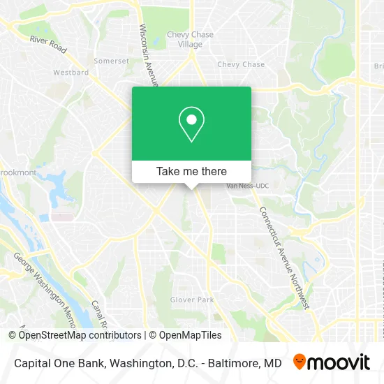 Capital One Bank map