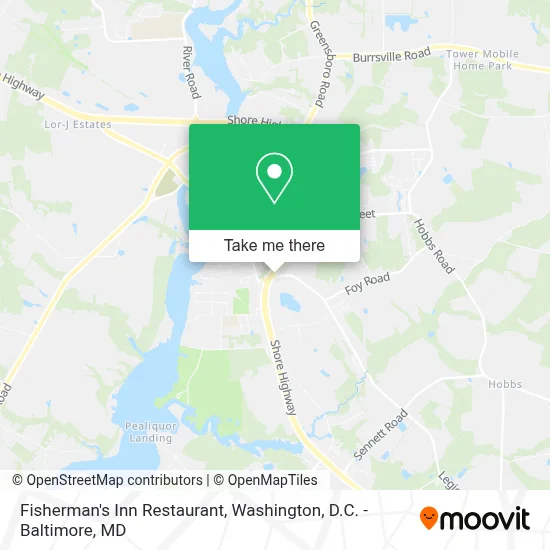 Fisherman's Inn Restaurant map